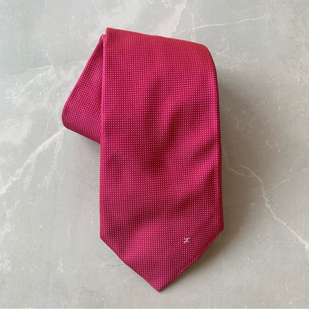 Celine Paris Silk Tie Pink
